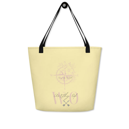 Worthy Of Happiness Tote Bag