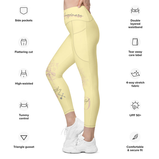 Worthy Of Happiness Leggings