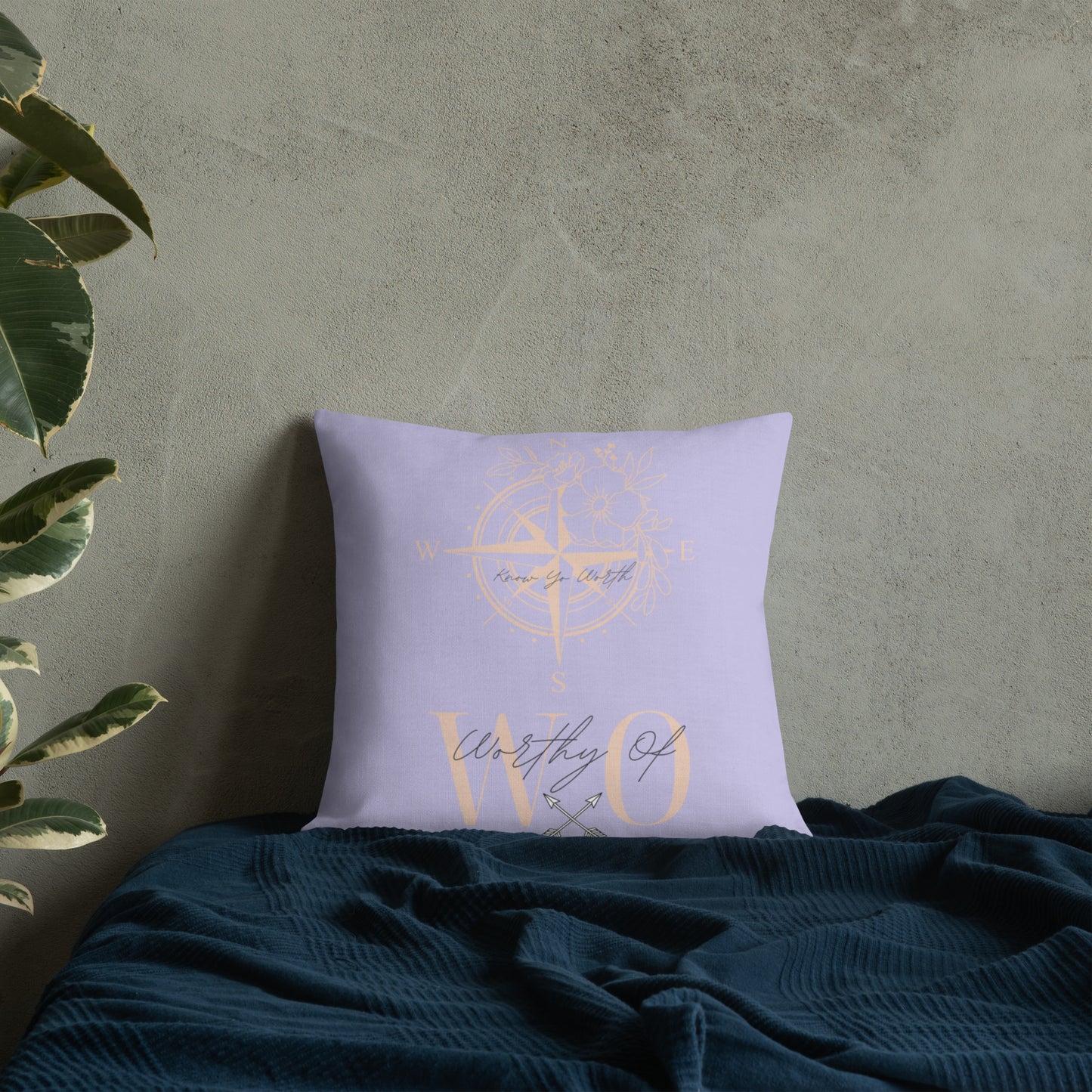 Worthy Of Knowledge Premium Pillow