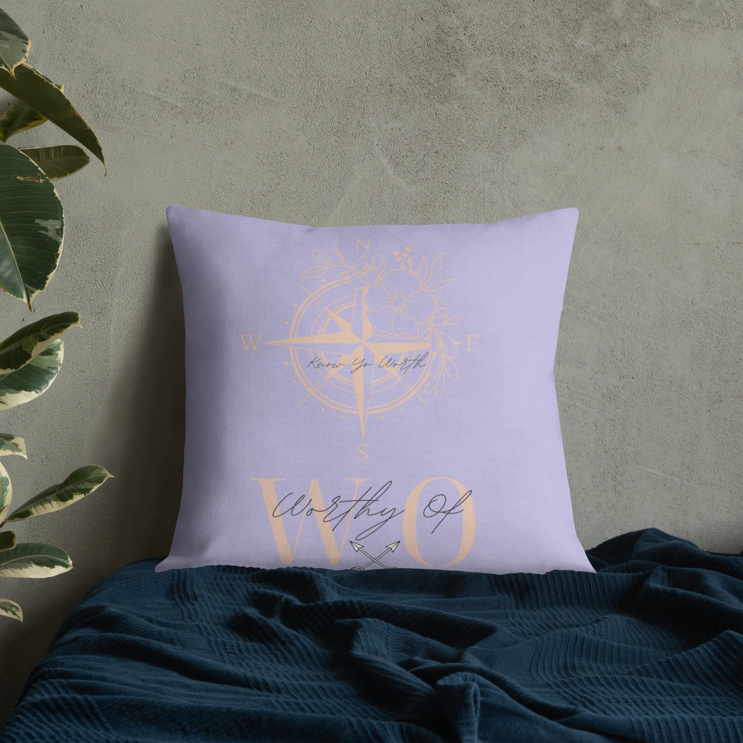 Worthy Of Knowledge Premium Pillow