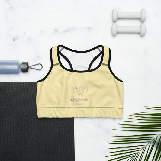 Worthy Of Happiness Sports bra