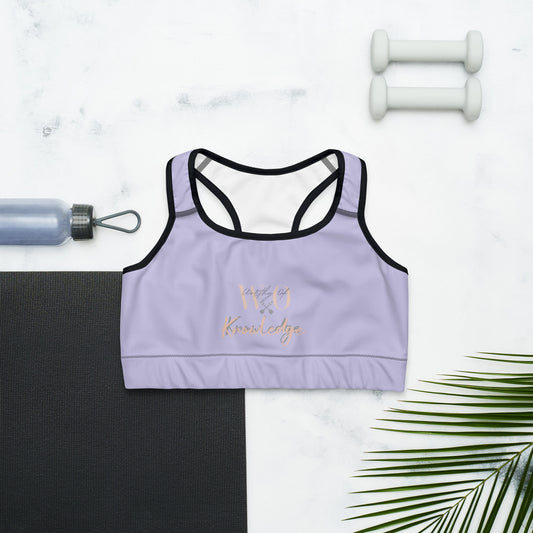 Worthy Of Knowledge Sports bra