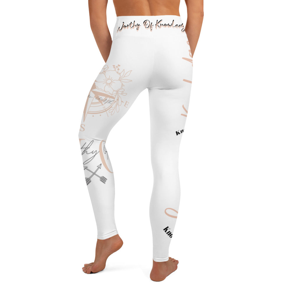 Worthy Of Knowledge Yoga Leggings