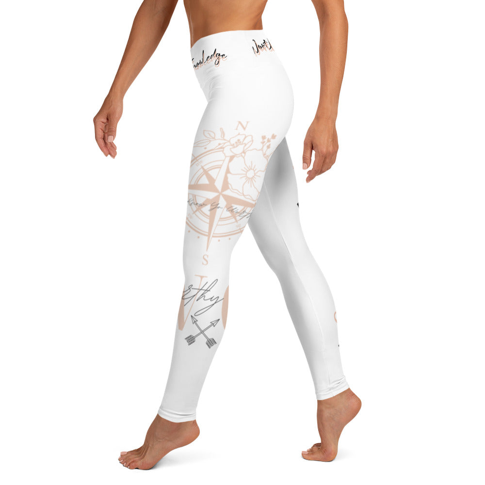 Worthy Of Knowledge Yoga Leggings