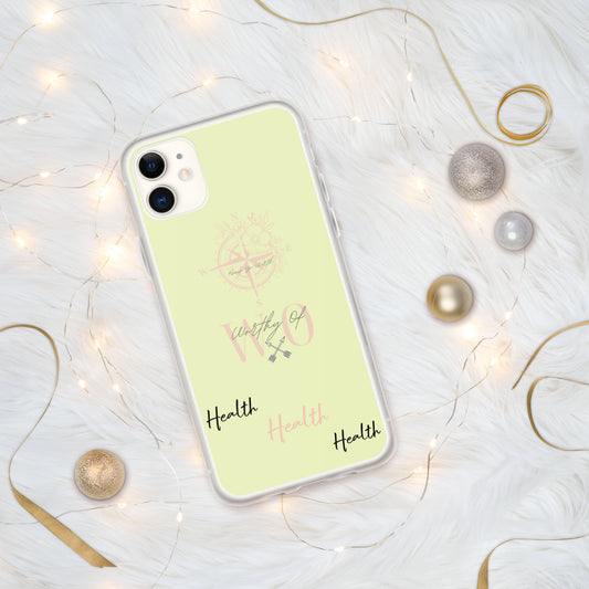 Worthy Of Health iPhone Case