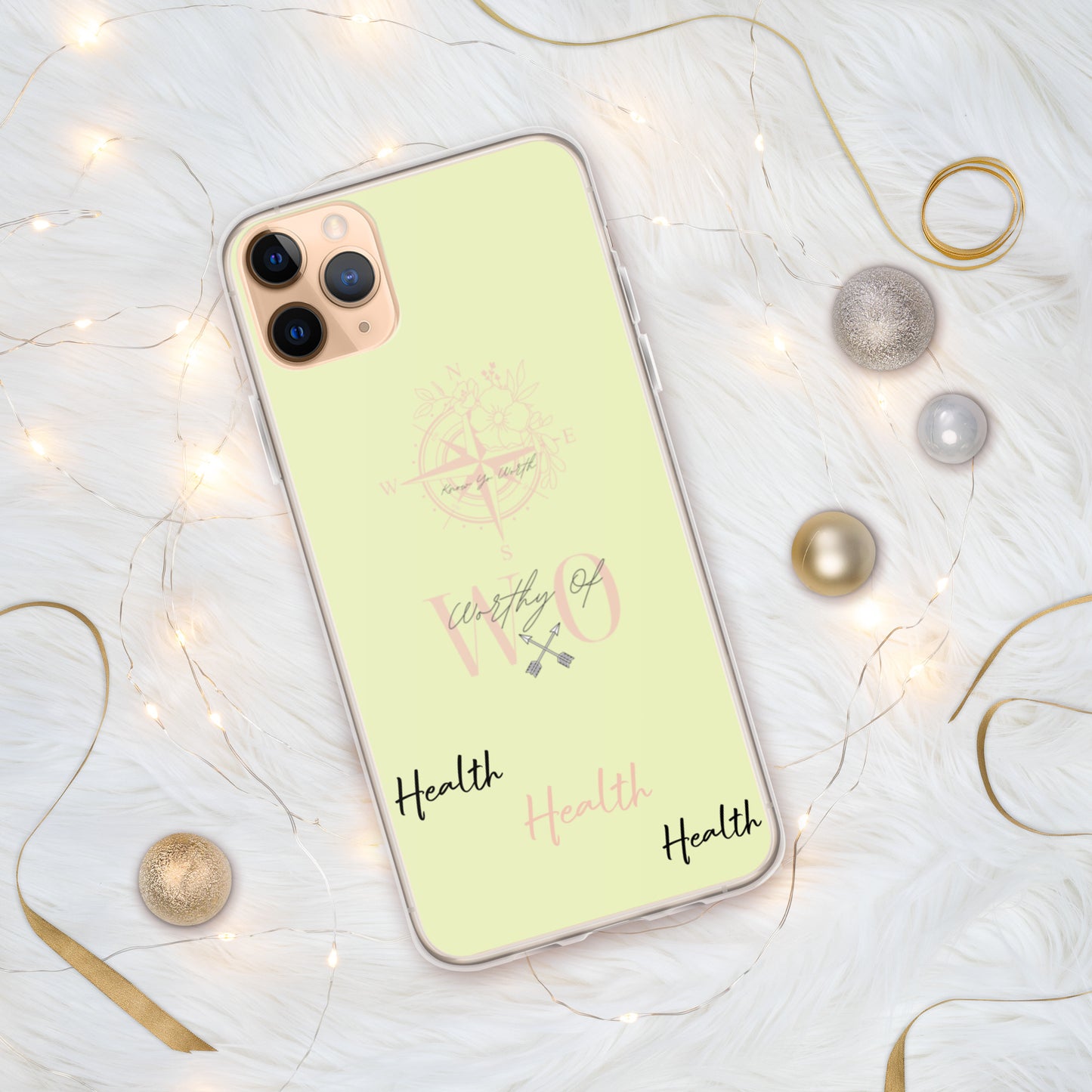 Worthy Of Health iPhone Case