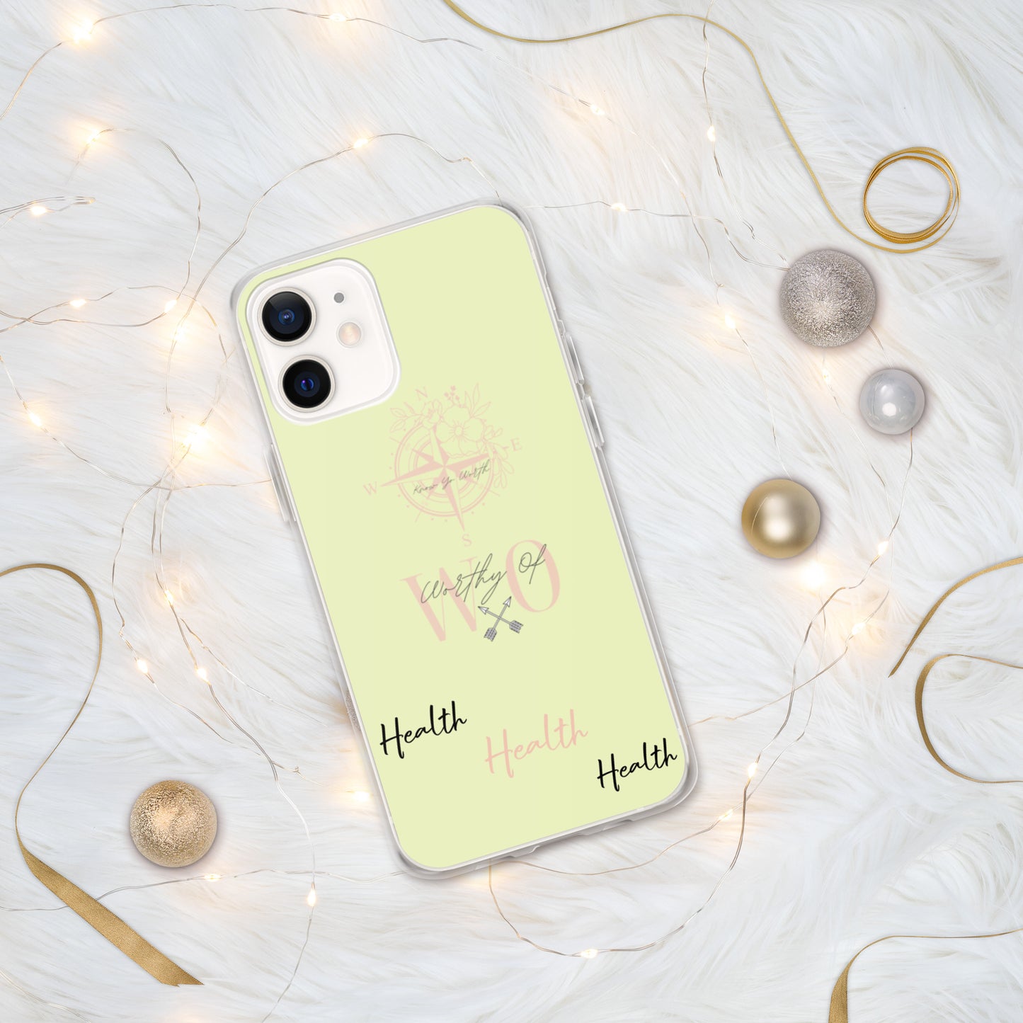 Worthy Of Health iPhone Case