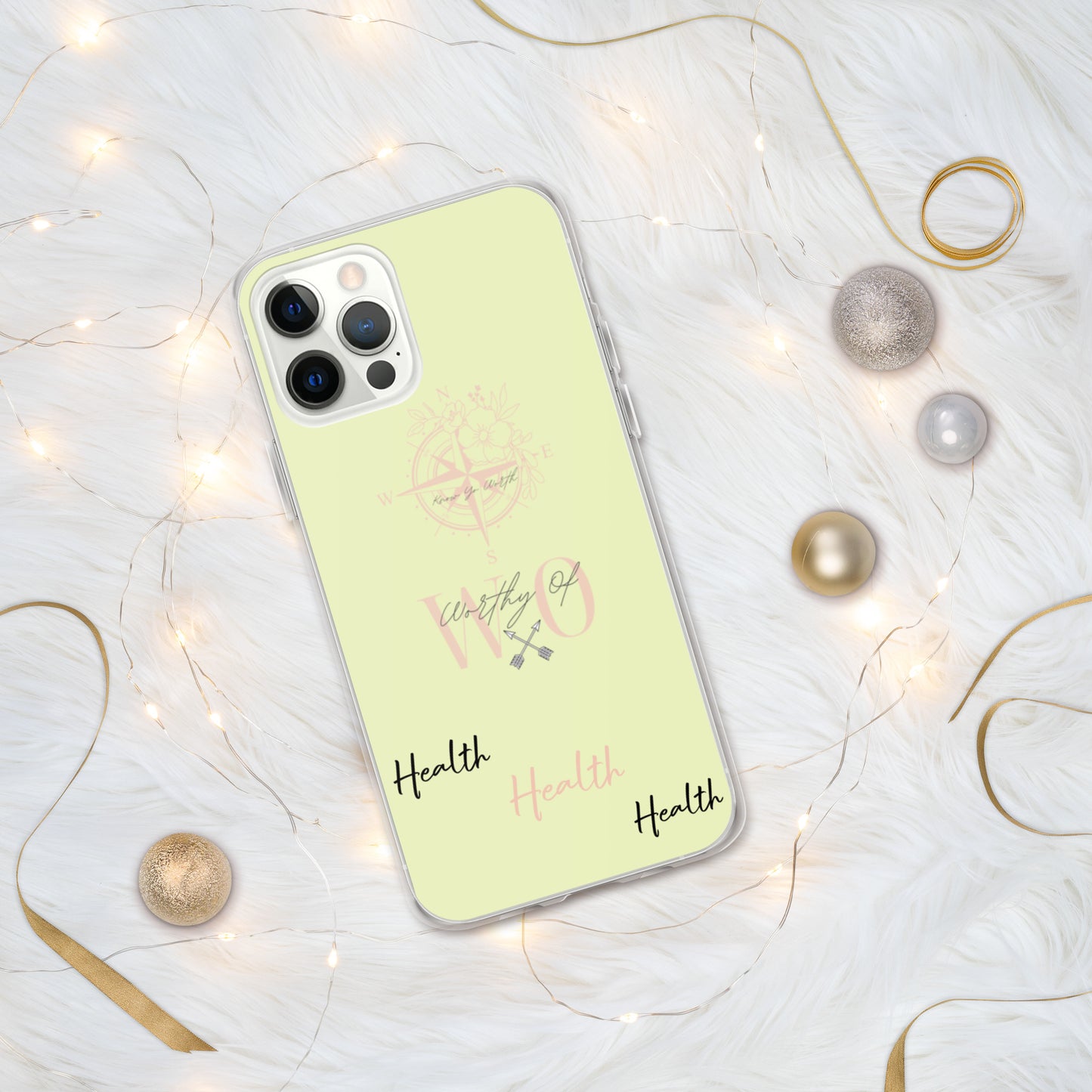 Worthy Of Health iPhone Case