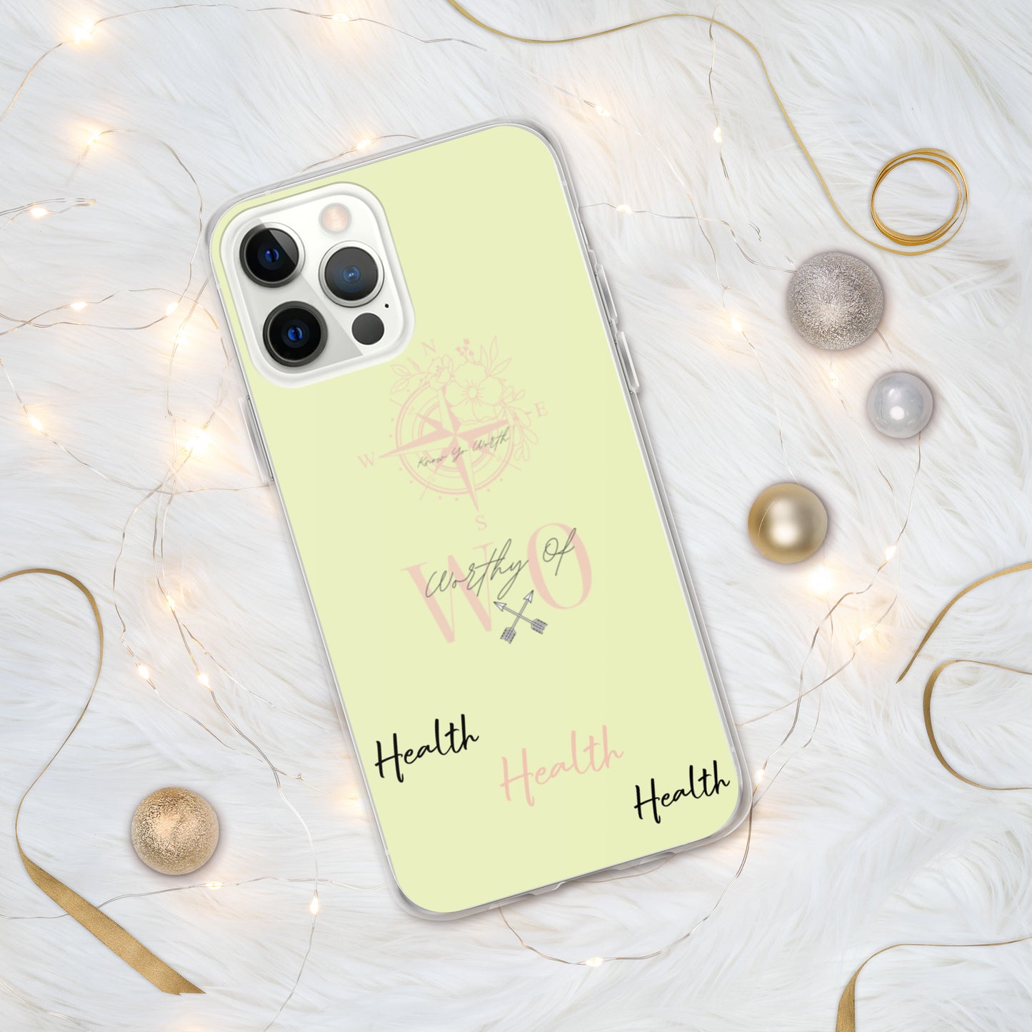 Worthy Of Health iPhone Case