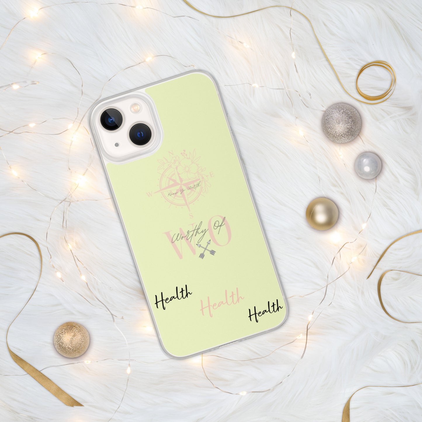 Worthy Of Health iPhone Case