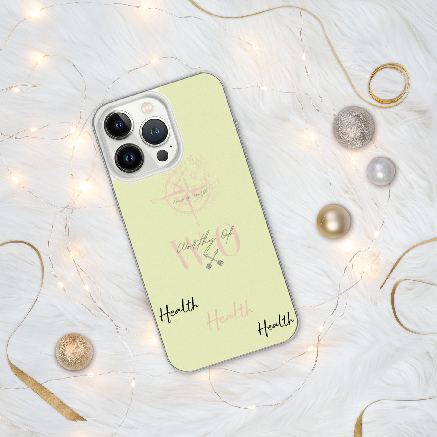 Worthy Of Health iPhone Case