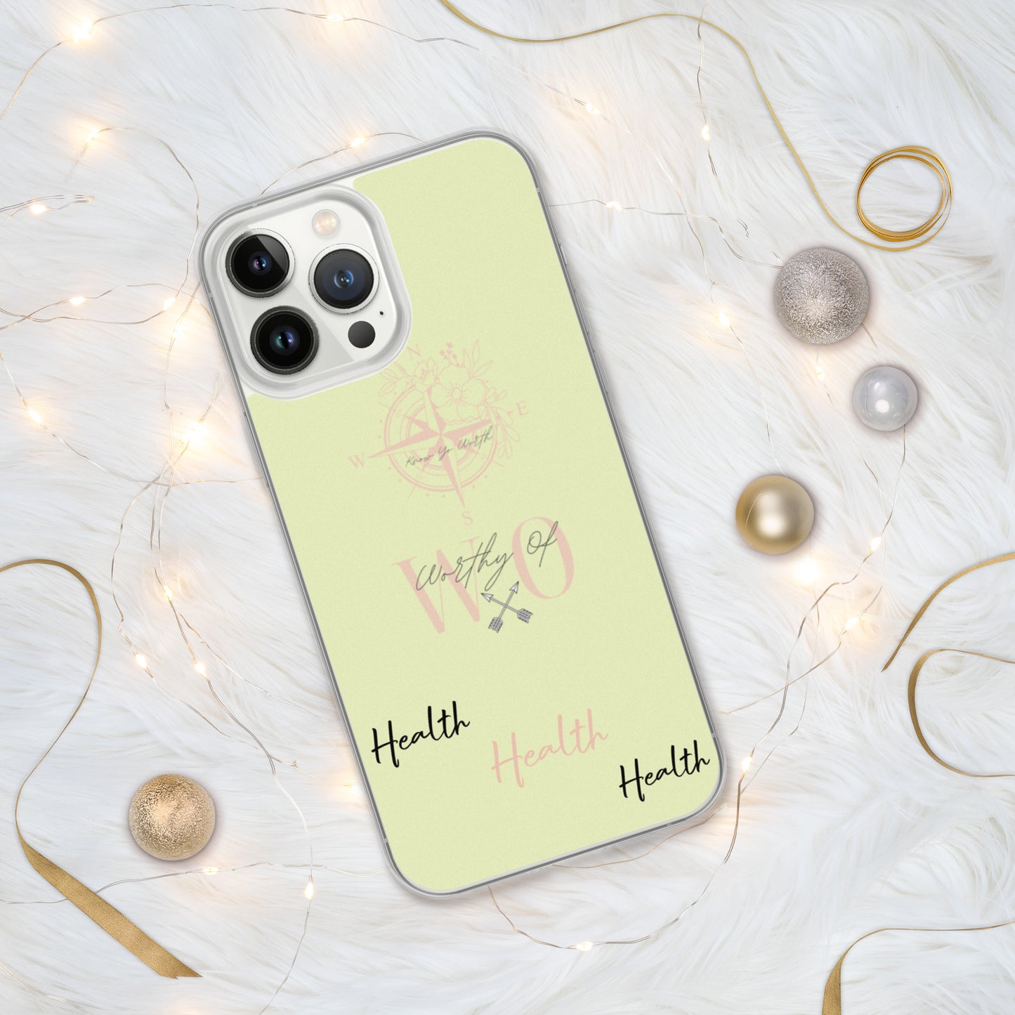 Worthy Of Health iPhone Case