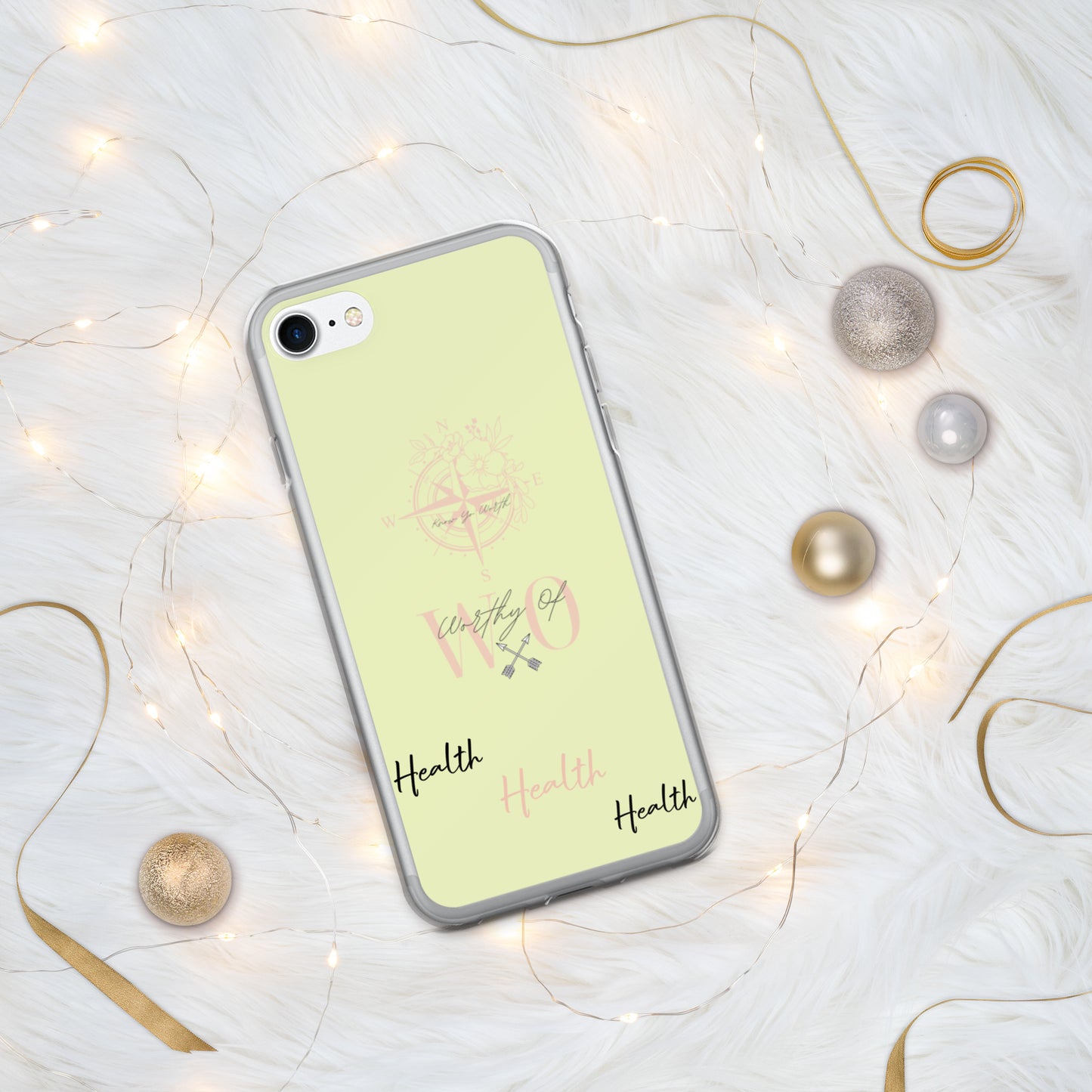 Worthy Of Health iPhone Case