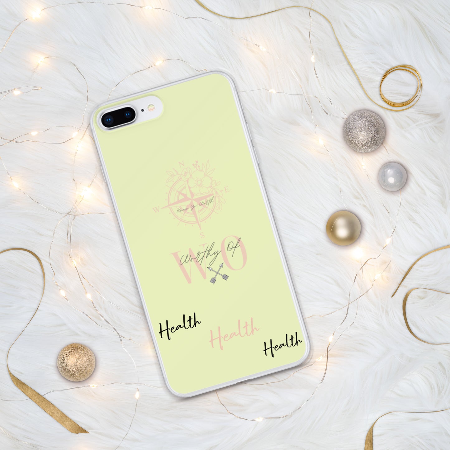 Worthy Of Health iPhone Case