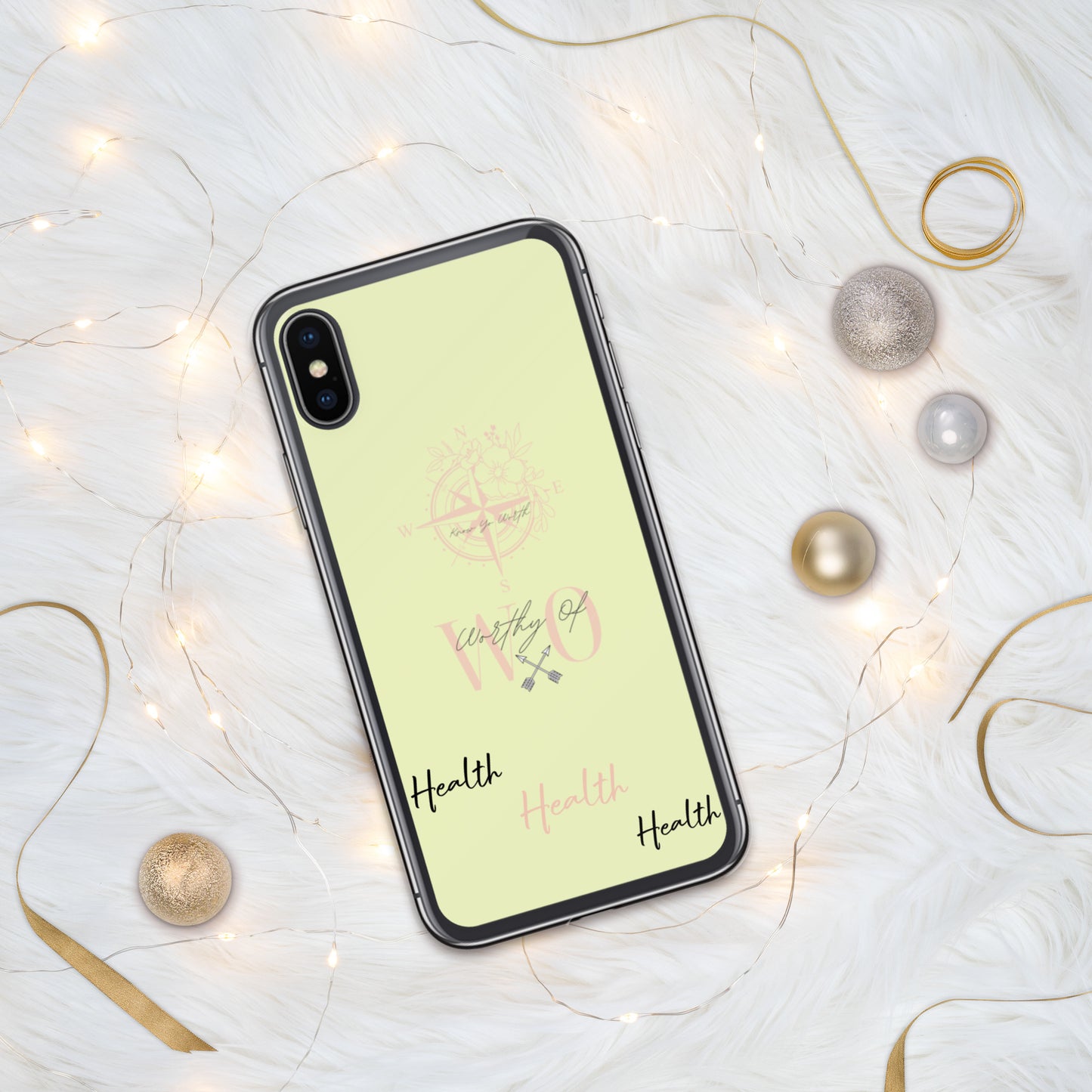 Worthy Of Health iPhone Case