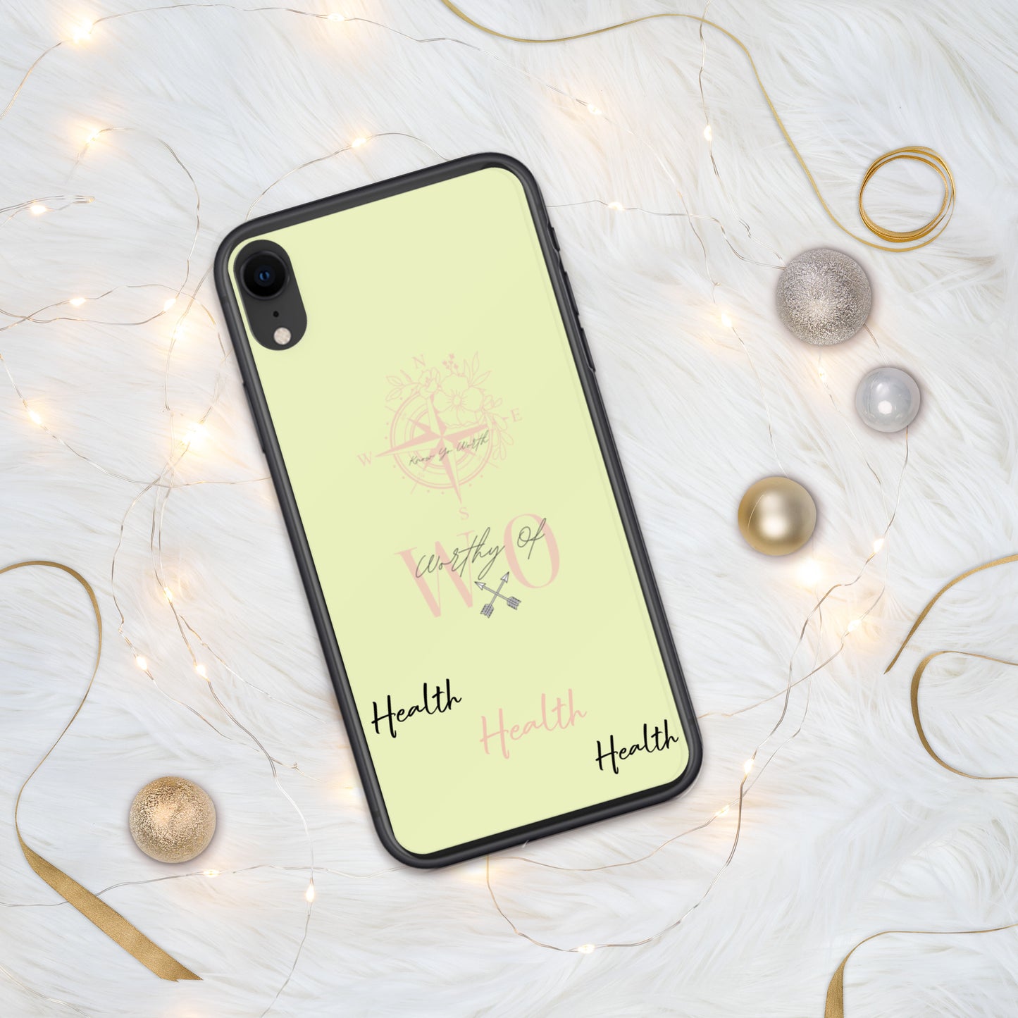 Worthy Of Health iPhone Case