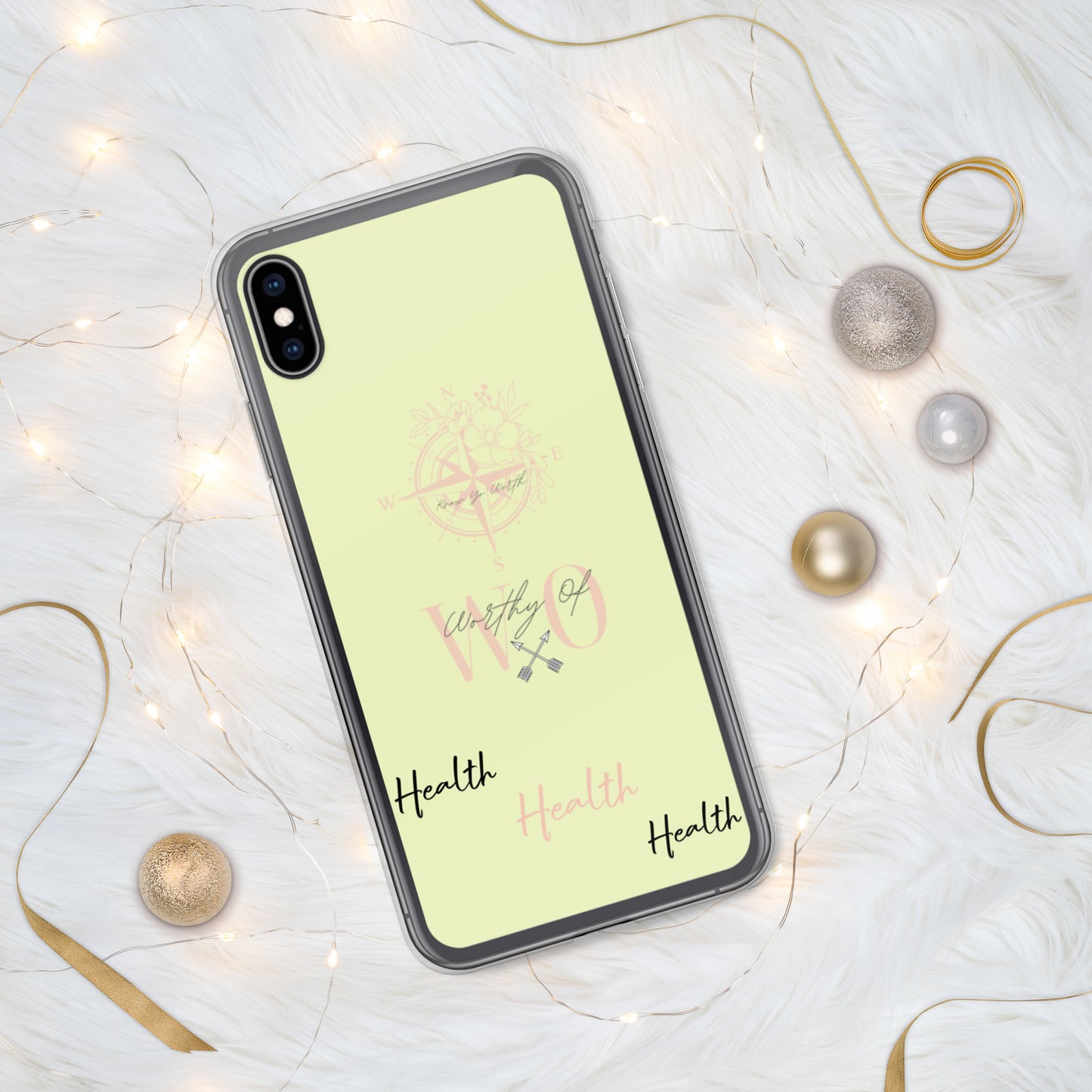 Worthy Of Health iPhone Case