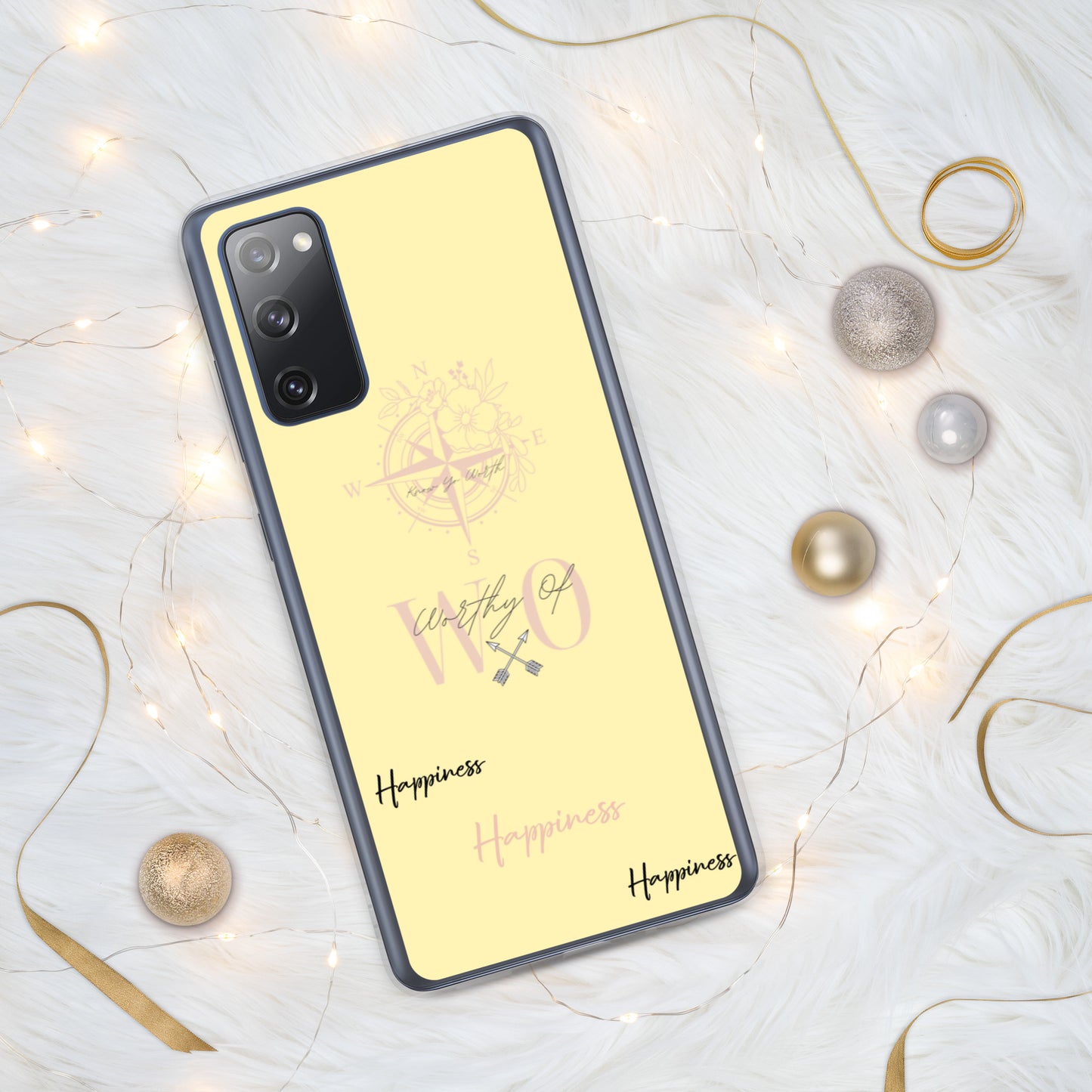 Worthy Of Happiness Samsung Case