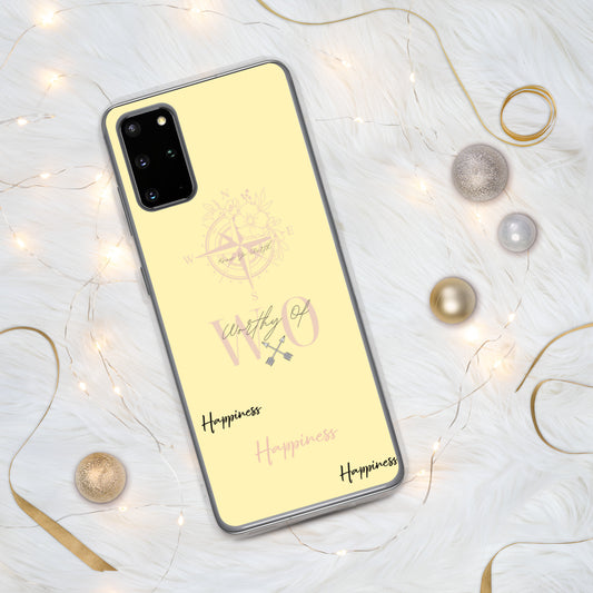 Worthy Of Happiness Samsung Case