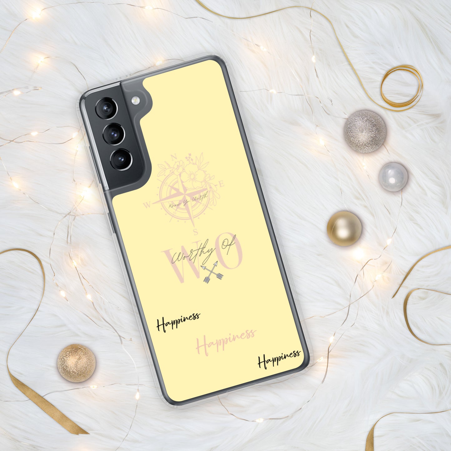 Worthy Of Happiness Samsung Case