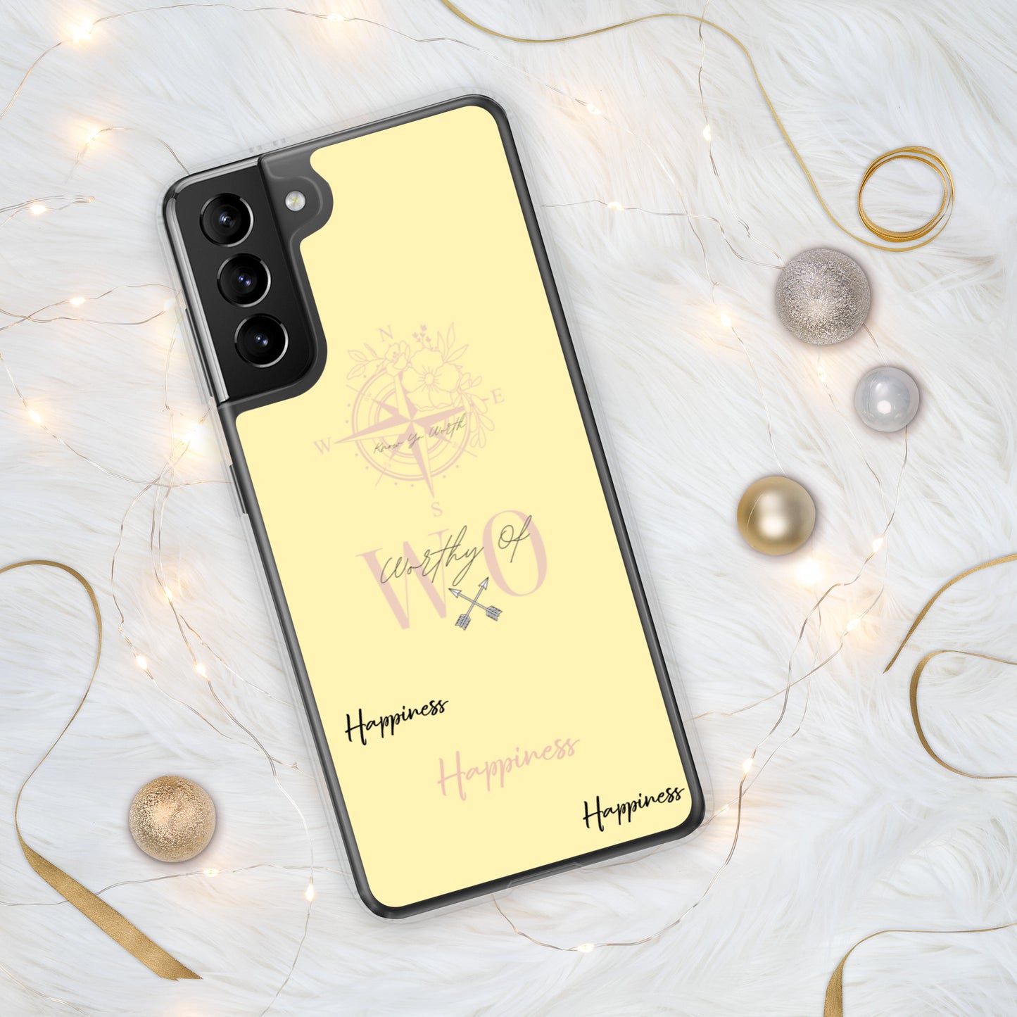 Worthy Of Happiness Samsung Case