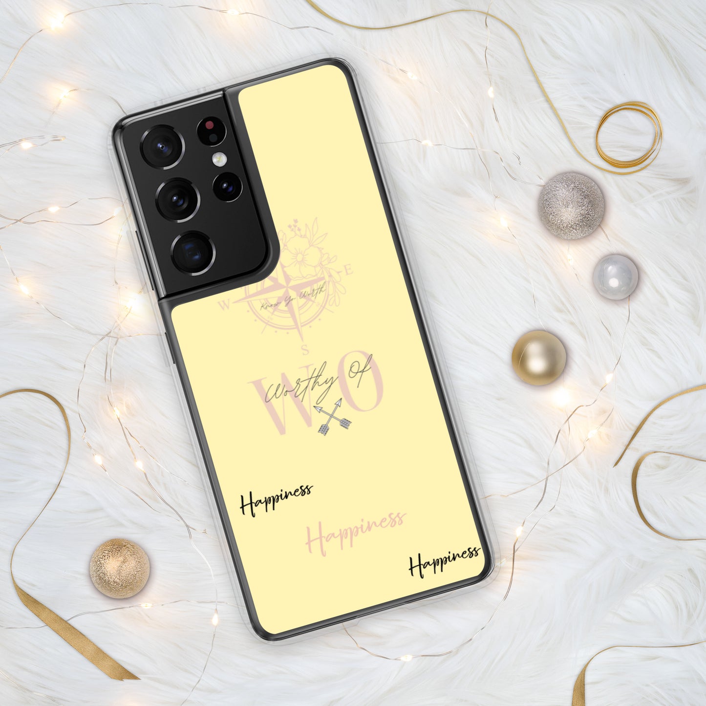 Worthy Of Happiness Samsung Case