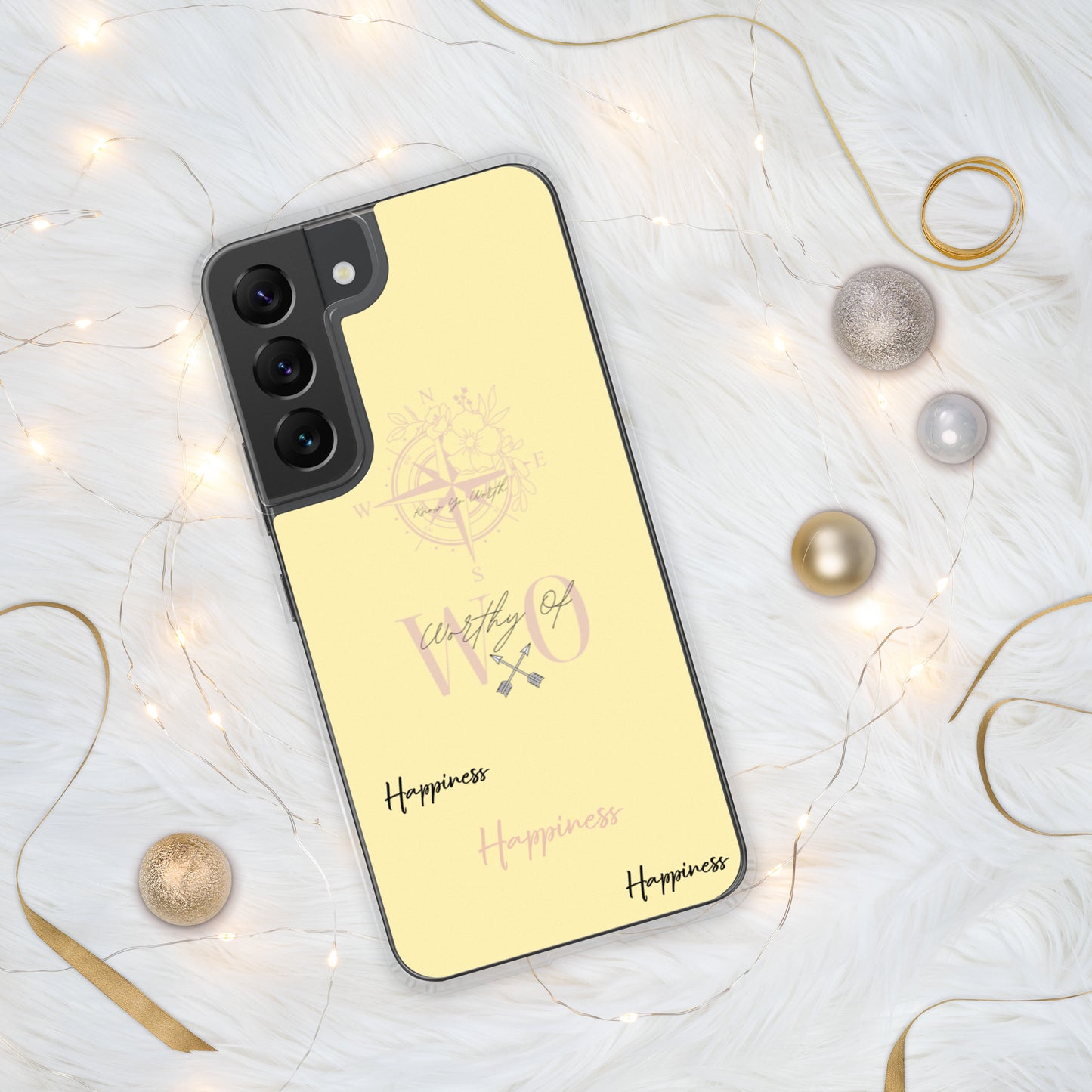 Worthy Of Happiness Samsung Case