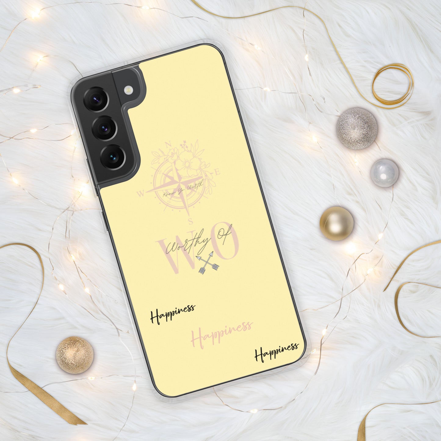 Worthy Of Happiness Samsung Case