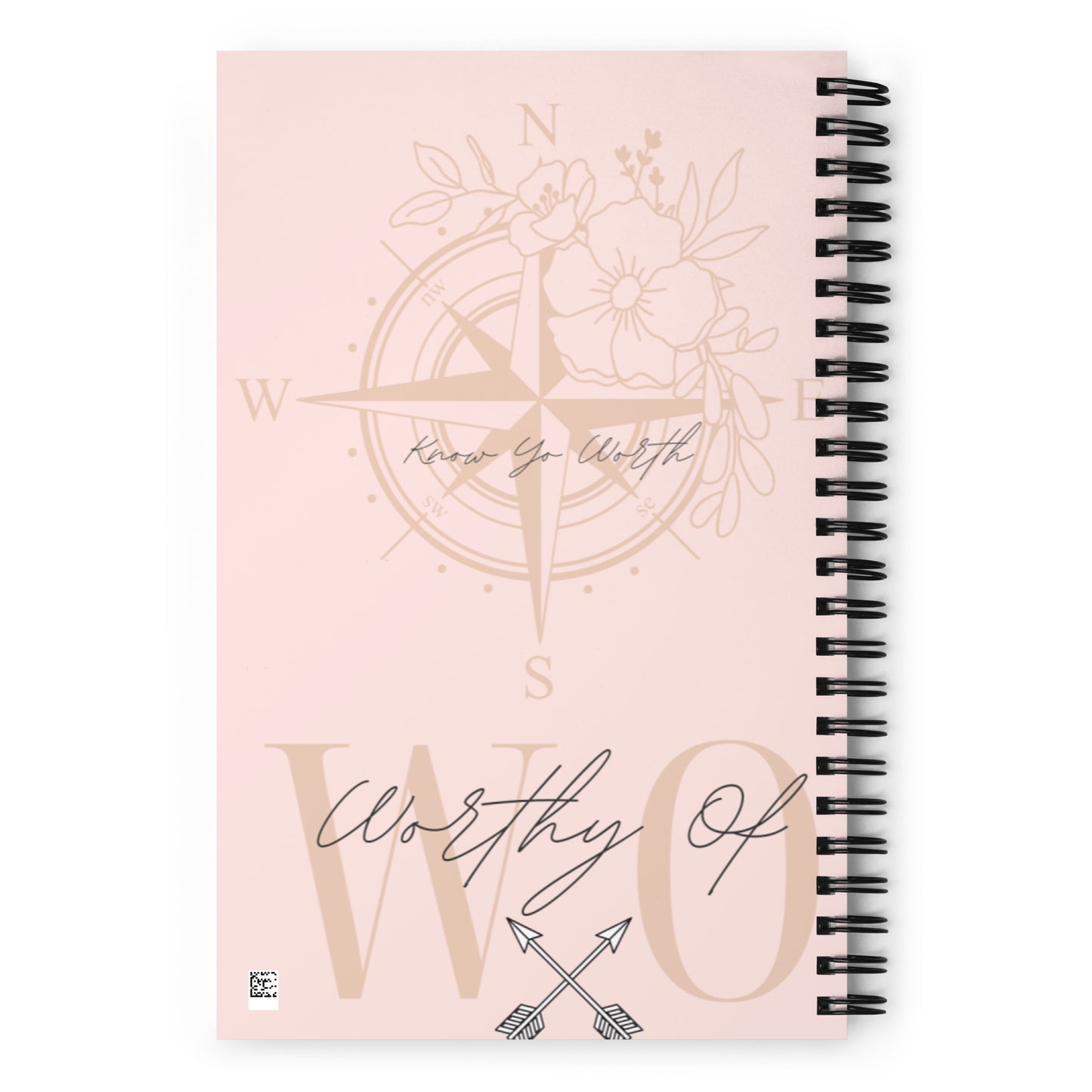 Worthy Of Love Spiral notebook