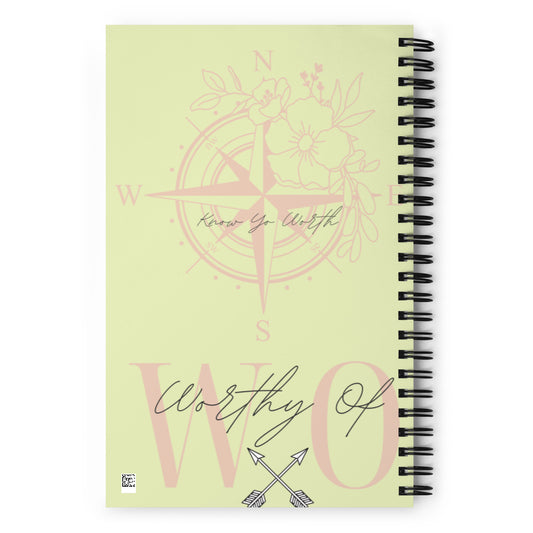 Worthy Of Health Spiral notebook