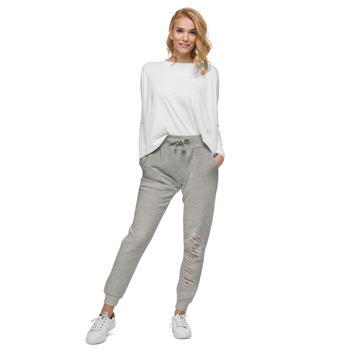 Worthy Of Love fleece sweatpants