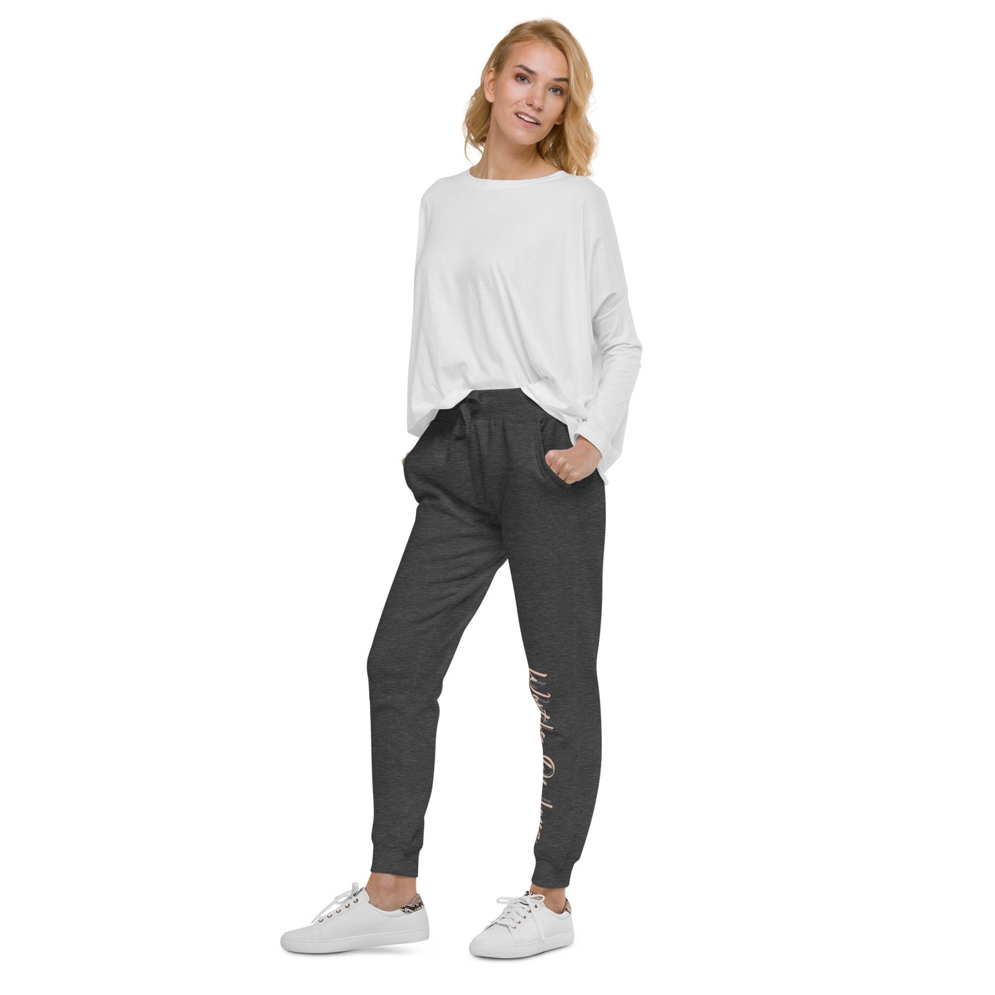 Worthy Of Love fleece sweatpants