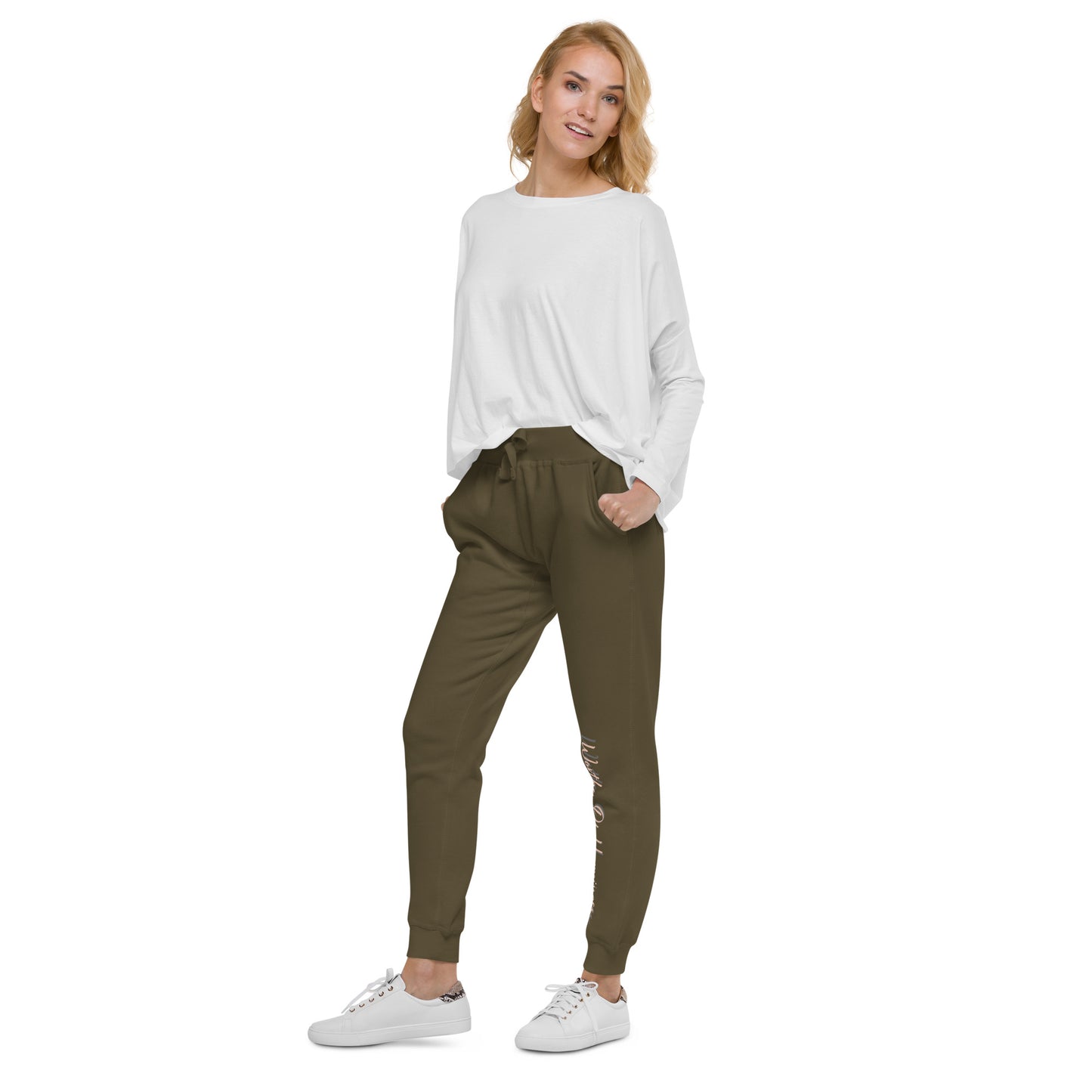 Worthy Of Happiness fleece sweatpants