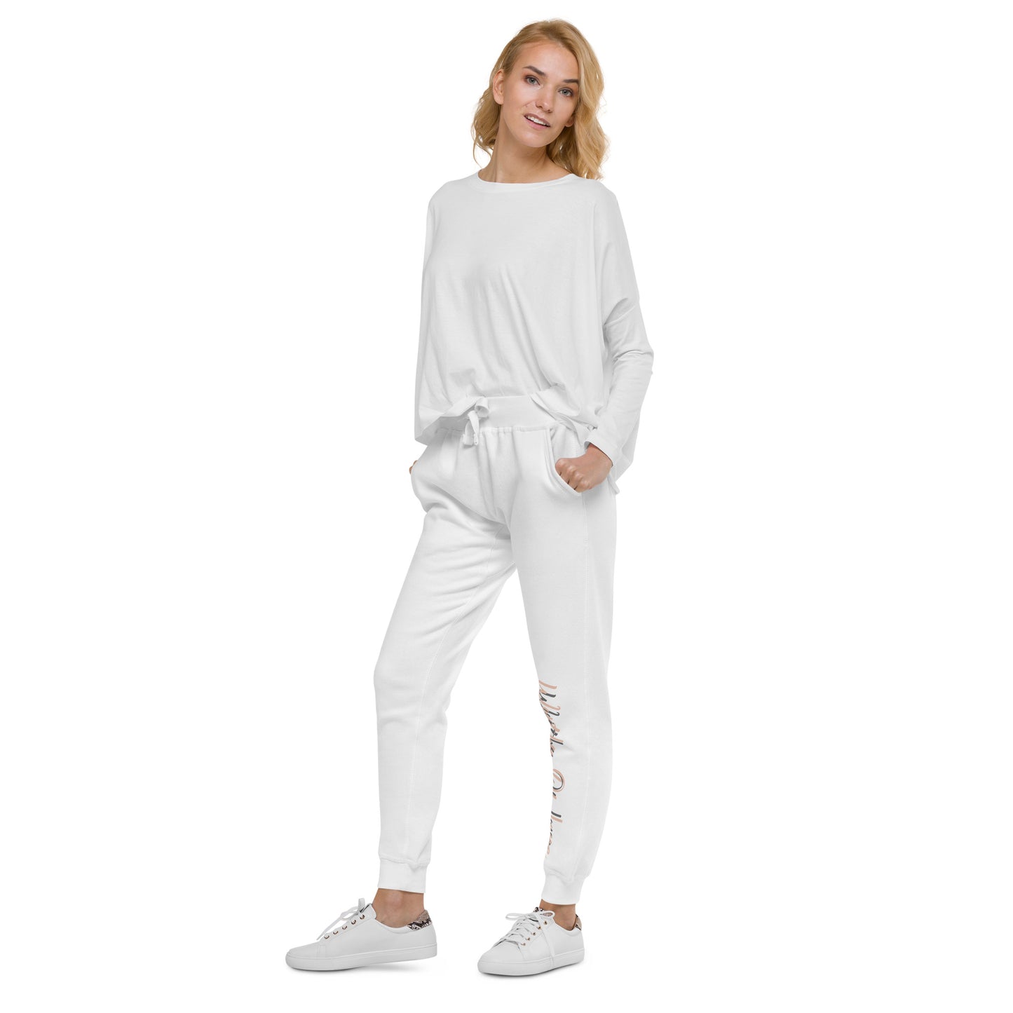 Worthy Of Love fleece sweatpants