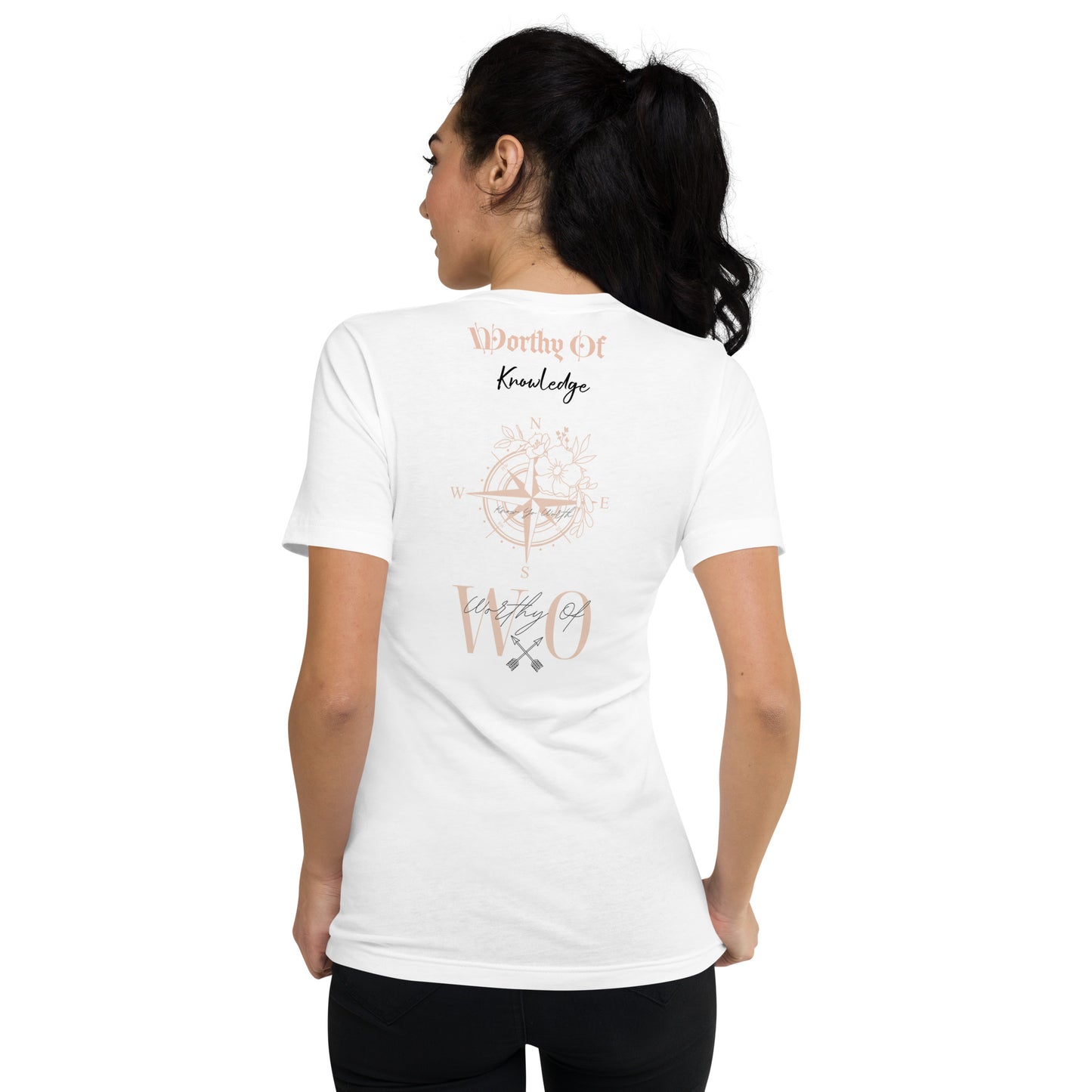 Worthy Of Knowledge V-Neck T-Shirt