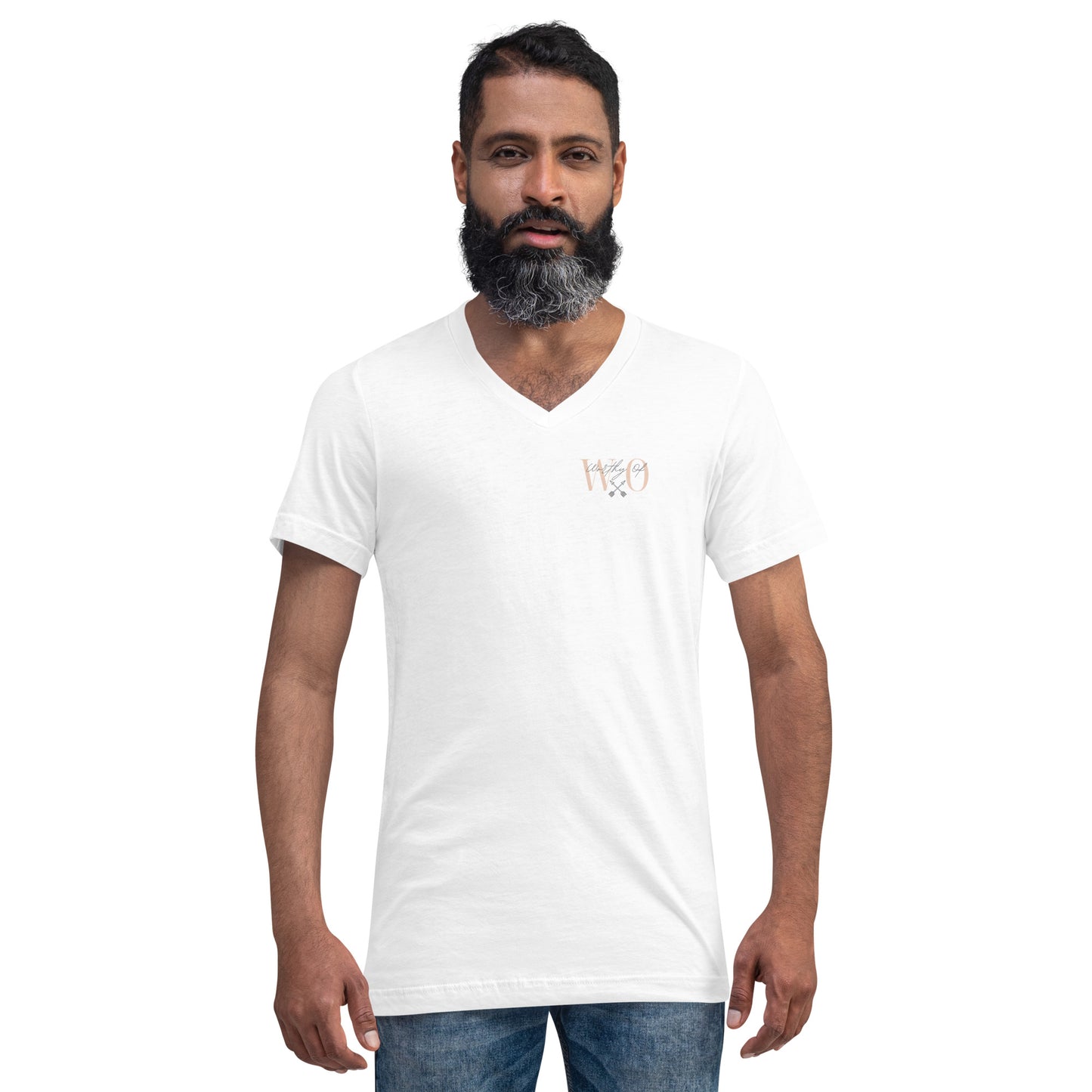 Worthy Of Happiness V-Neck T-Shirt