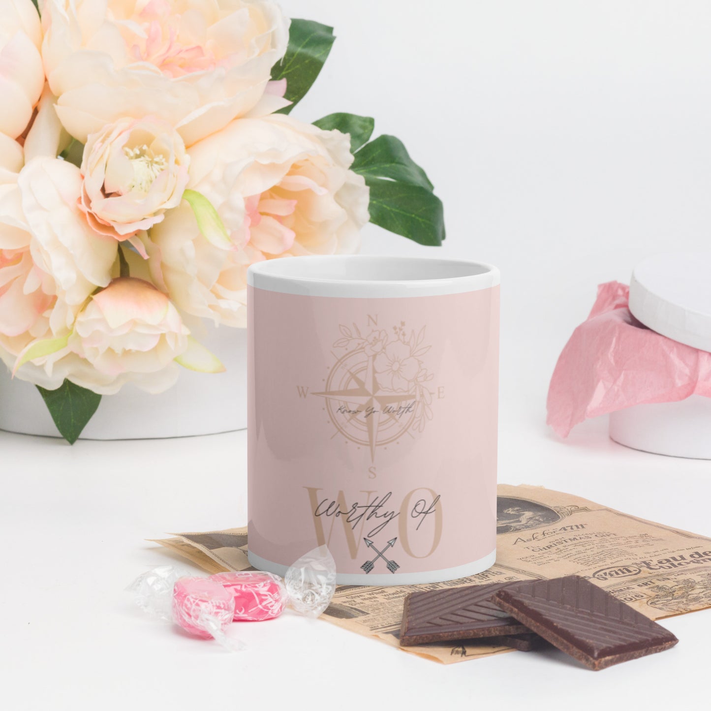 Worthy Of Love glossy mug