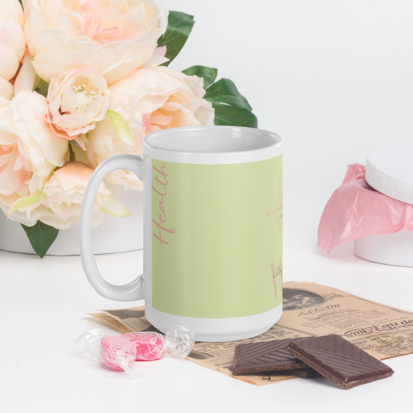 Worthy Of Health glossy mug